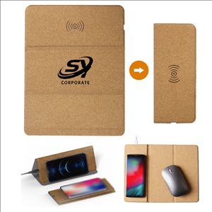 3-in-1 Foldable Wireless Charger Stand Mouse Pad